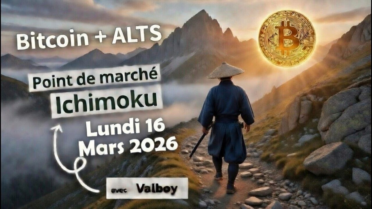 Lundi 16/03 point de marché Bitcoin +ALTS: Attention au temps et résistances..
